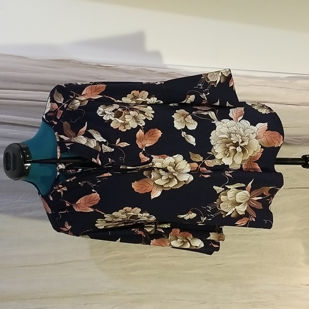 navy blouse